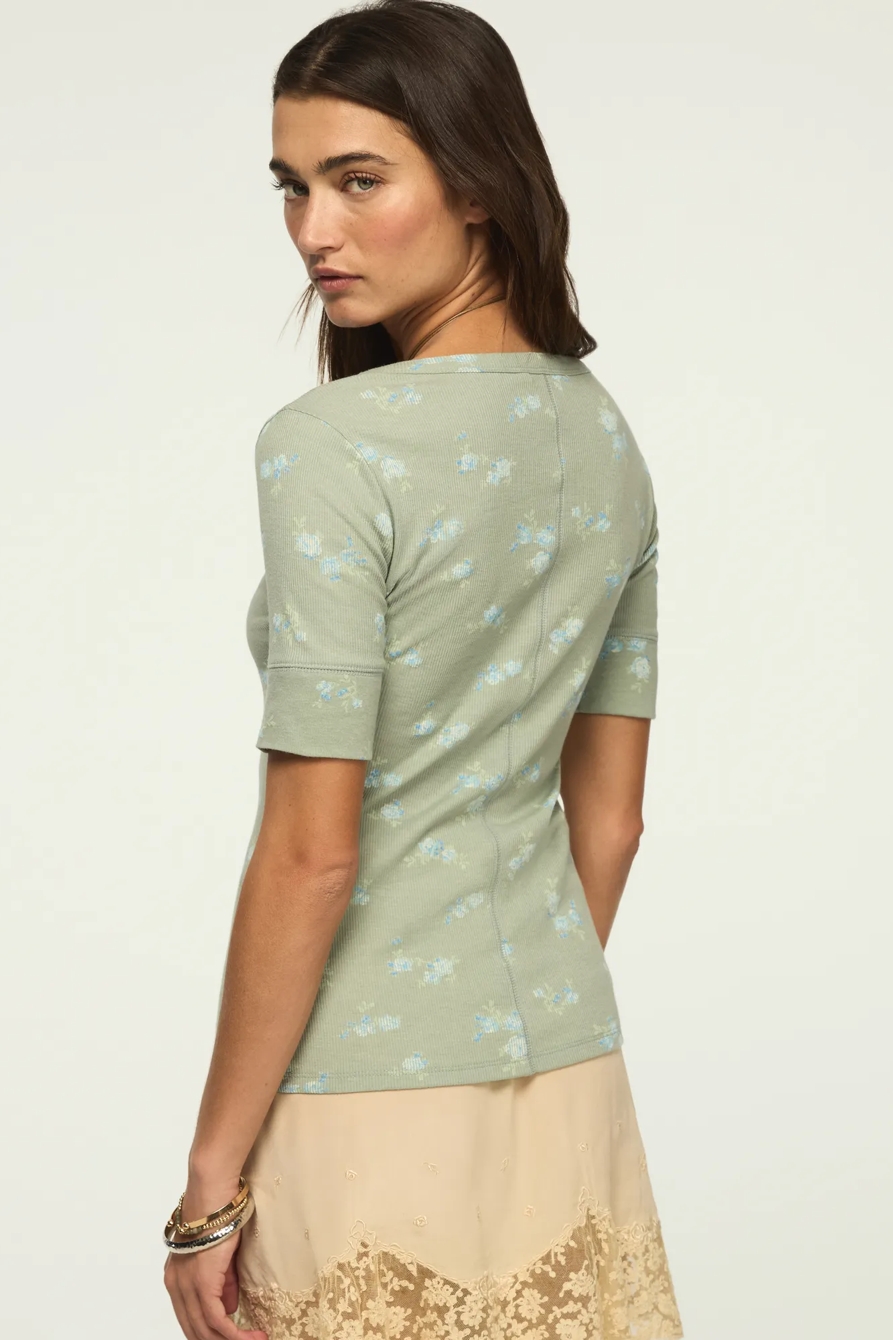 RIBBED HENLEY TEE, image 3