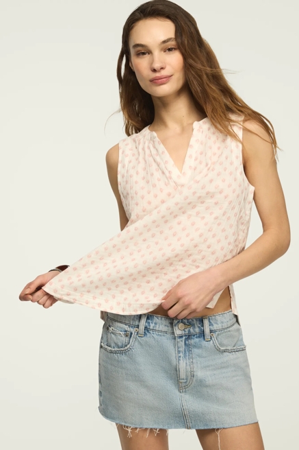 GAUZE POPOVER TANK, image 3
