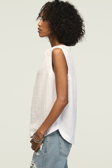 GAUZE POPOVER TANK, image 4