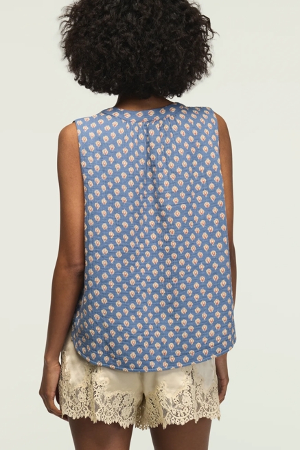 GAUZE POPOVER TANK, image 3