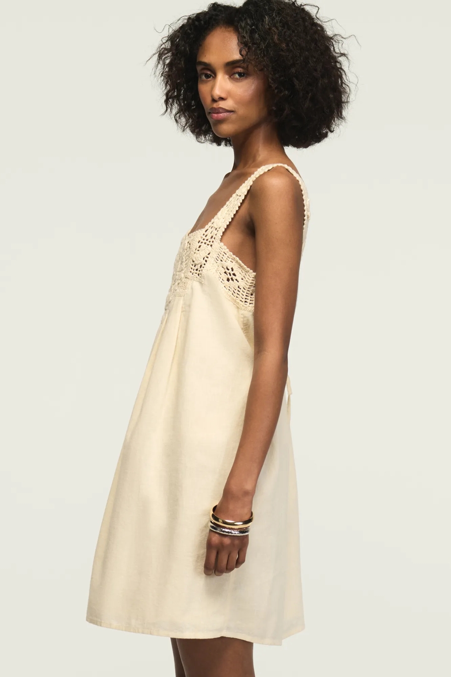 CROCHET SHIFT MINI DRESS, image 4