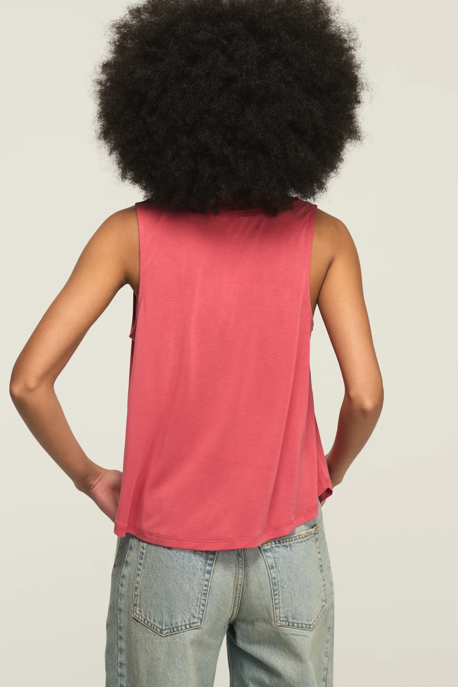 SANDWASH SMOCKED TRIM TANK, image 3