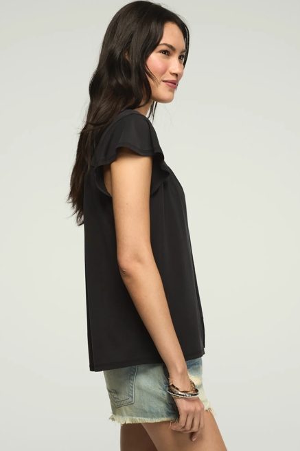 SANDWASH BUTTON UP NOTCH TOP, image 4