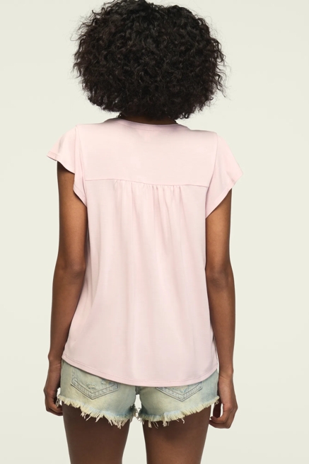 SANDWASH BUTTON UP NOTCH TOP, image 3