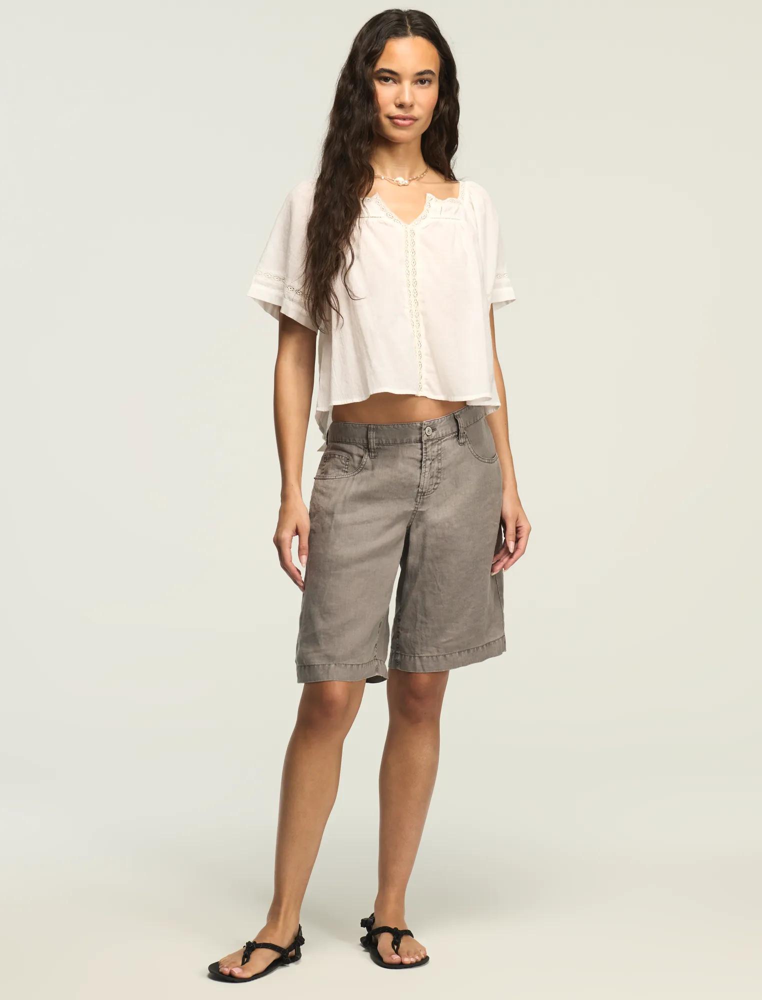 baggy linen short