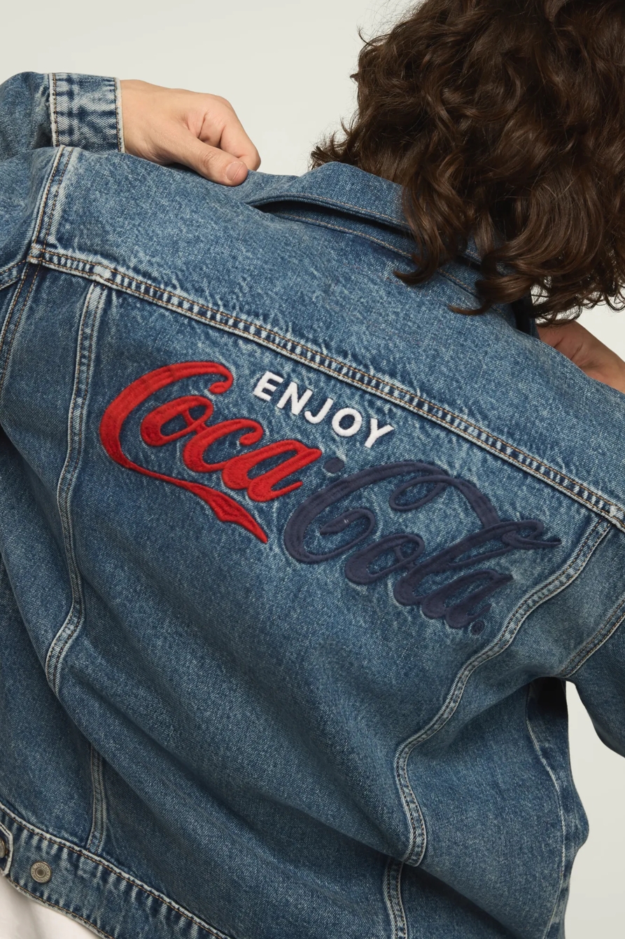 COCA COLA DENIM TRUCKER JACKET, image 2