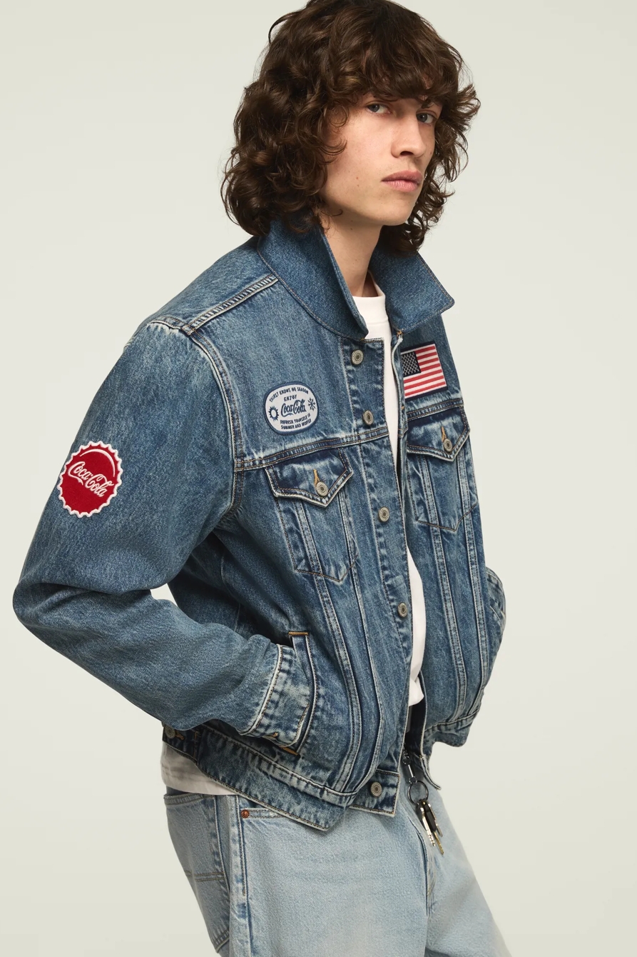 COCA COLA DENIM TRUCKER JACKET, image 4