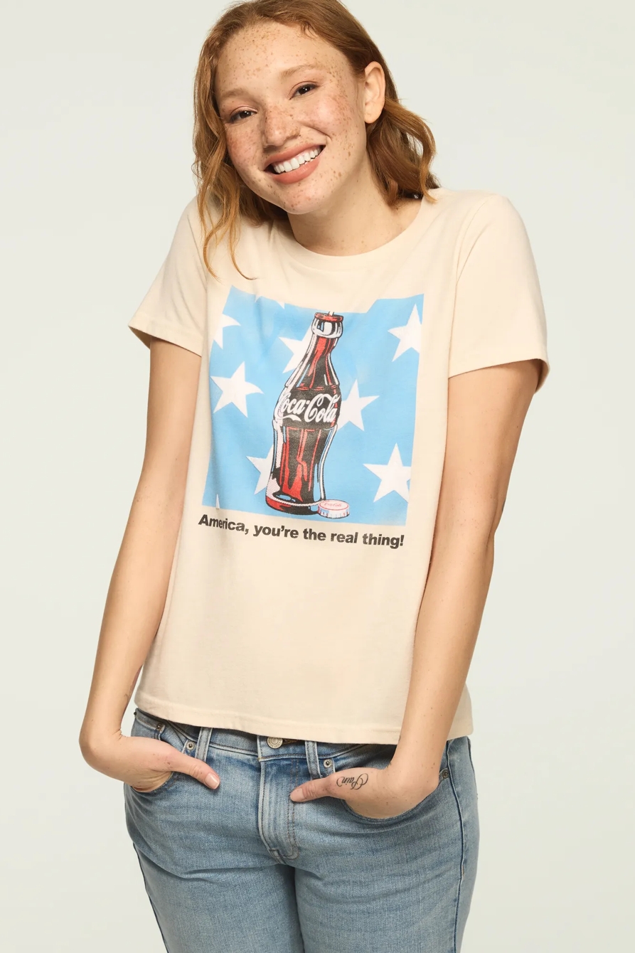 COCA COLA BOTTLE STARS CLASSIC CREW, image 5