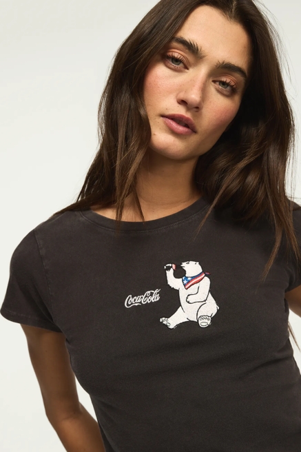 COCA COLA DRINK BEAR BABY TEE, image 1