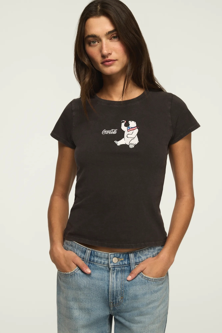COCA COLA DRINK BEAR BABY TEE, image 2
