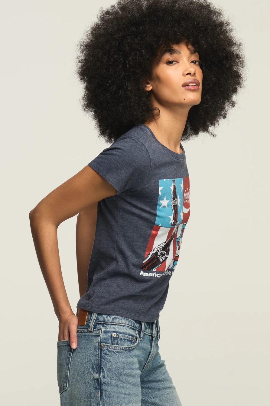 COCA COLA AMERICANA GRID BABY TEE, image 4