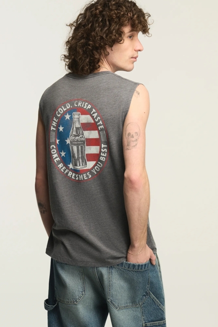 COKE AMERICA SLEEVLESS TEE, image 1