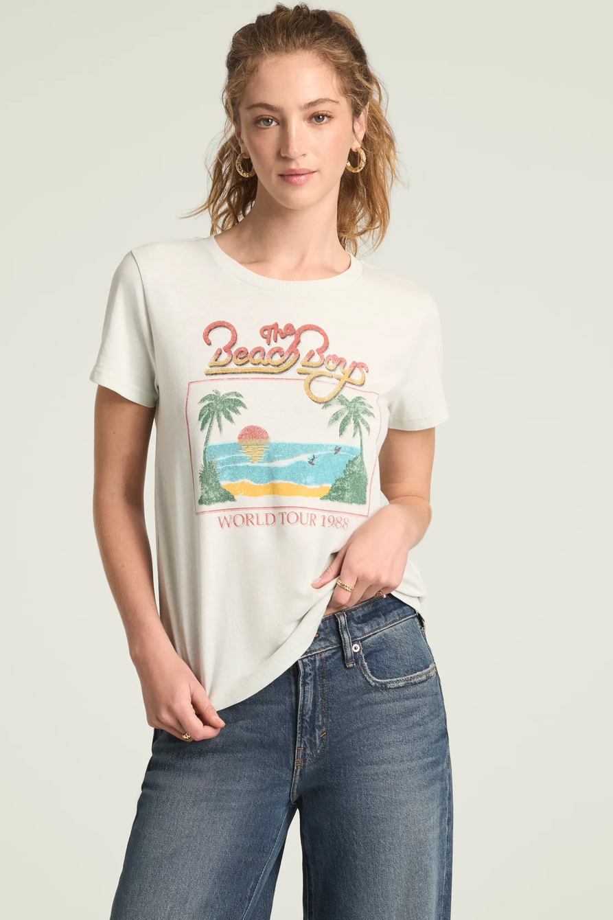 THE BEACH BOYS PALM TREES CLASSIC CREW, image 1