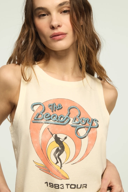 THE BEACH BOYS 1983 TOUR MUSCLE TANK, image 1