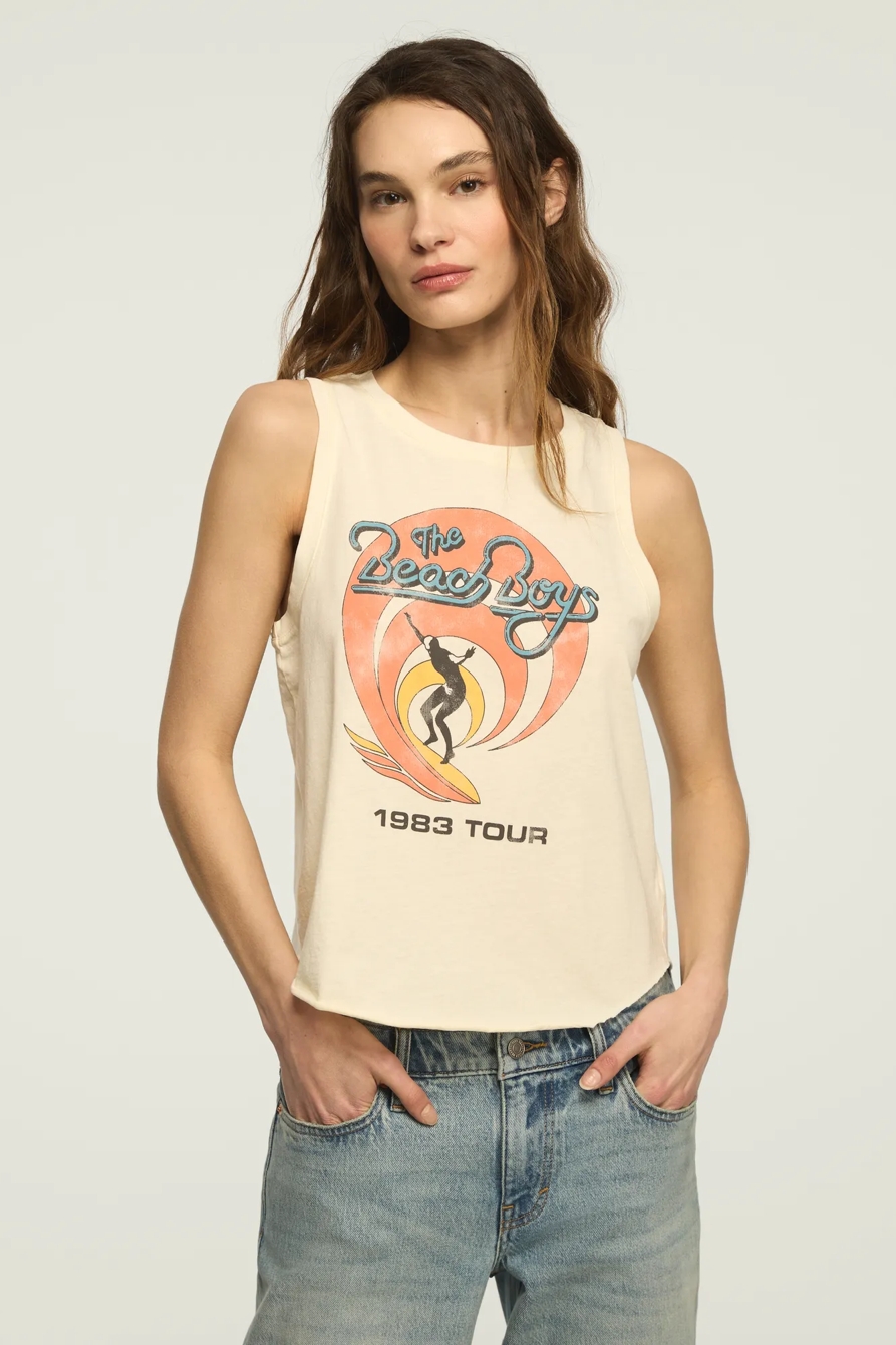THE BEACH BOYS 1983 TOUR MUSCLE TANK, image 2