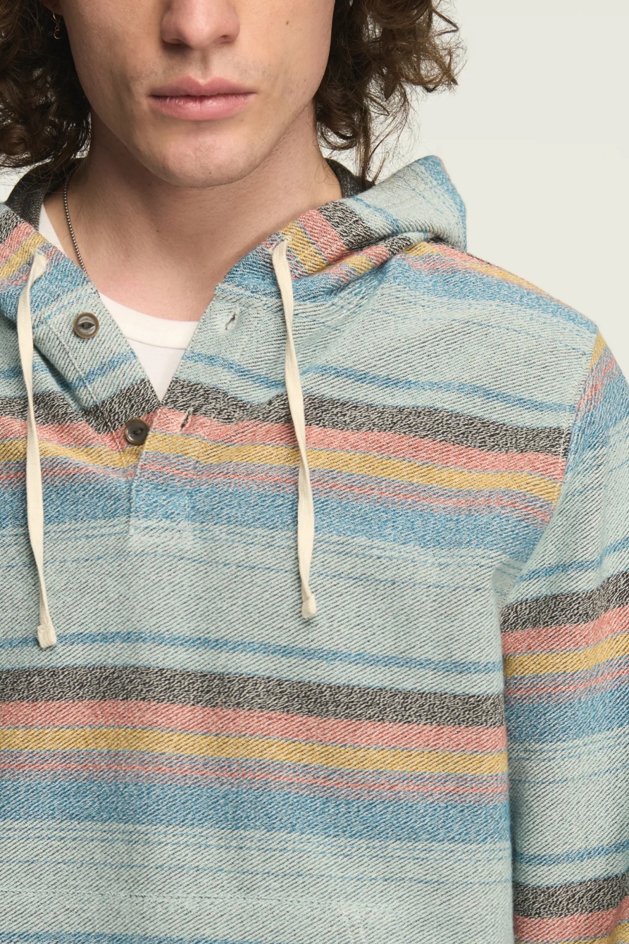 STRIPE BAJA KNIT HOODIE, image 2