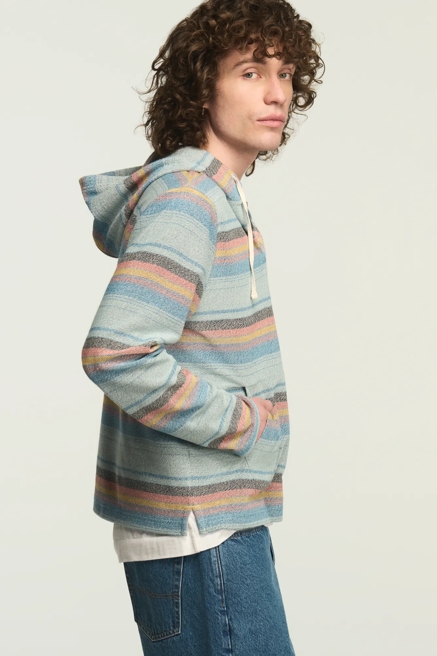STRIPE BAJA KNIT HOODIE, image 4