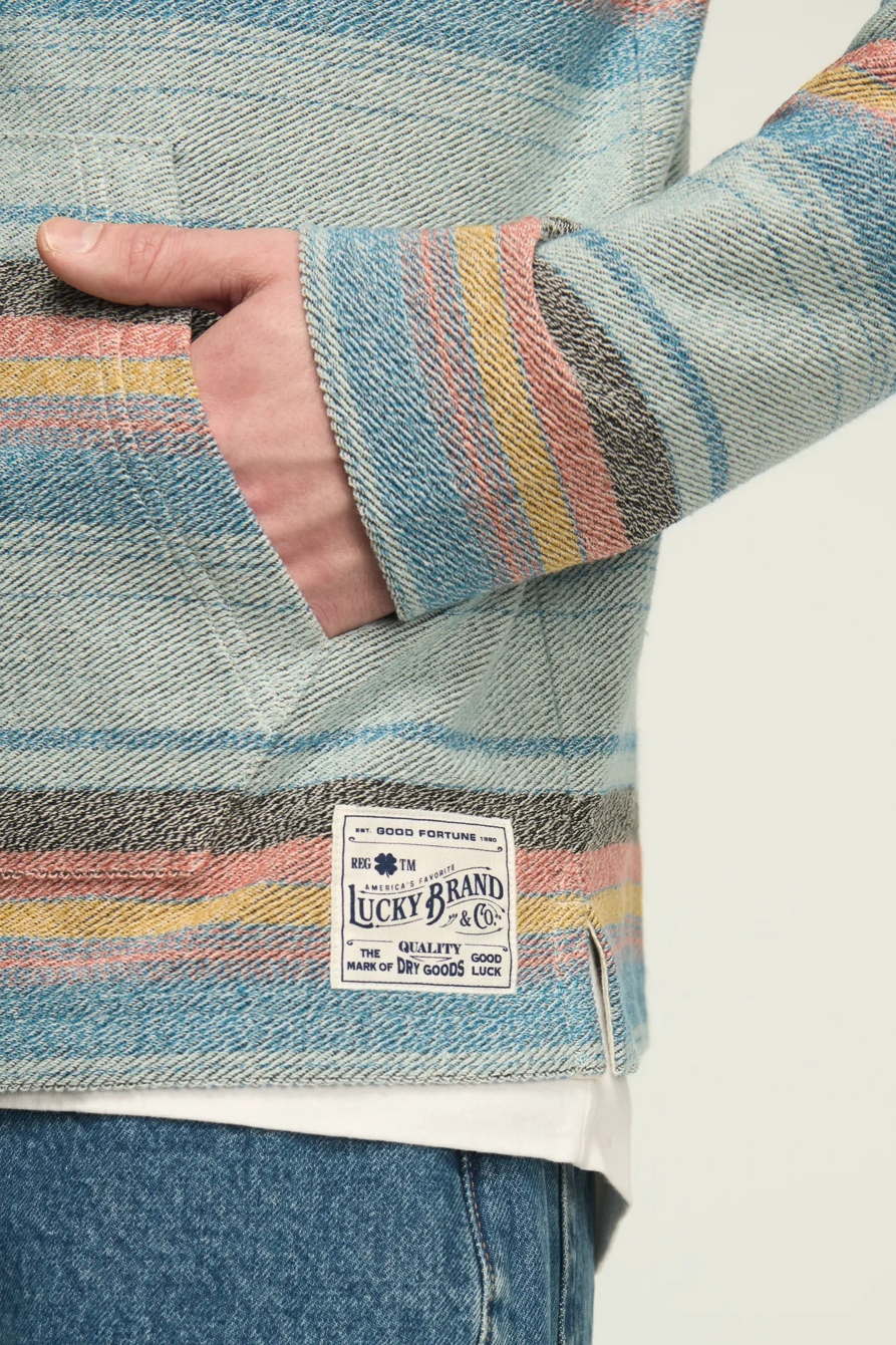STRIPE BAJA KNIT HOODIE, image 5