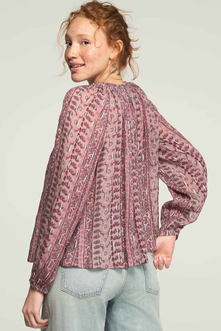 SHINE PRINT MIX BLOUSE, image 3