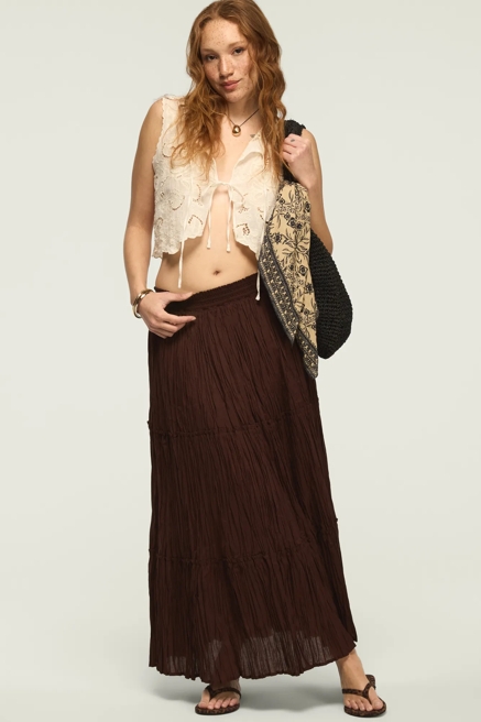 BROOMSTICK MAXI SKIRT, image 1