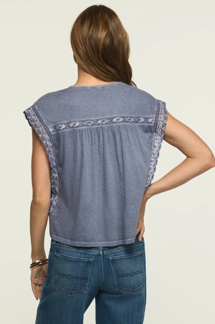 EMBROIDERED BOXY KNIT TOP, image 3