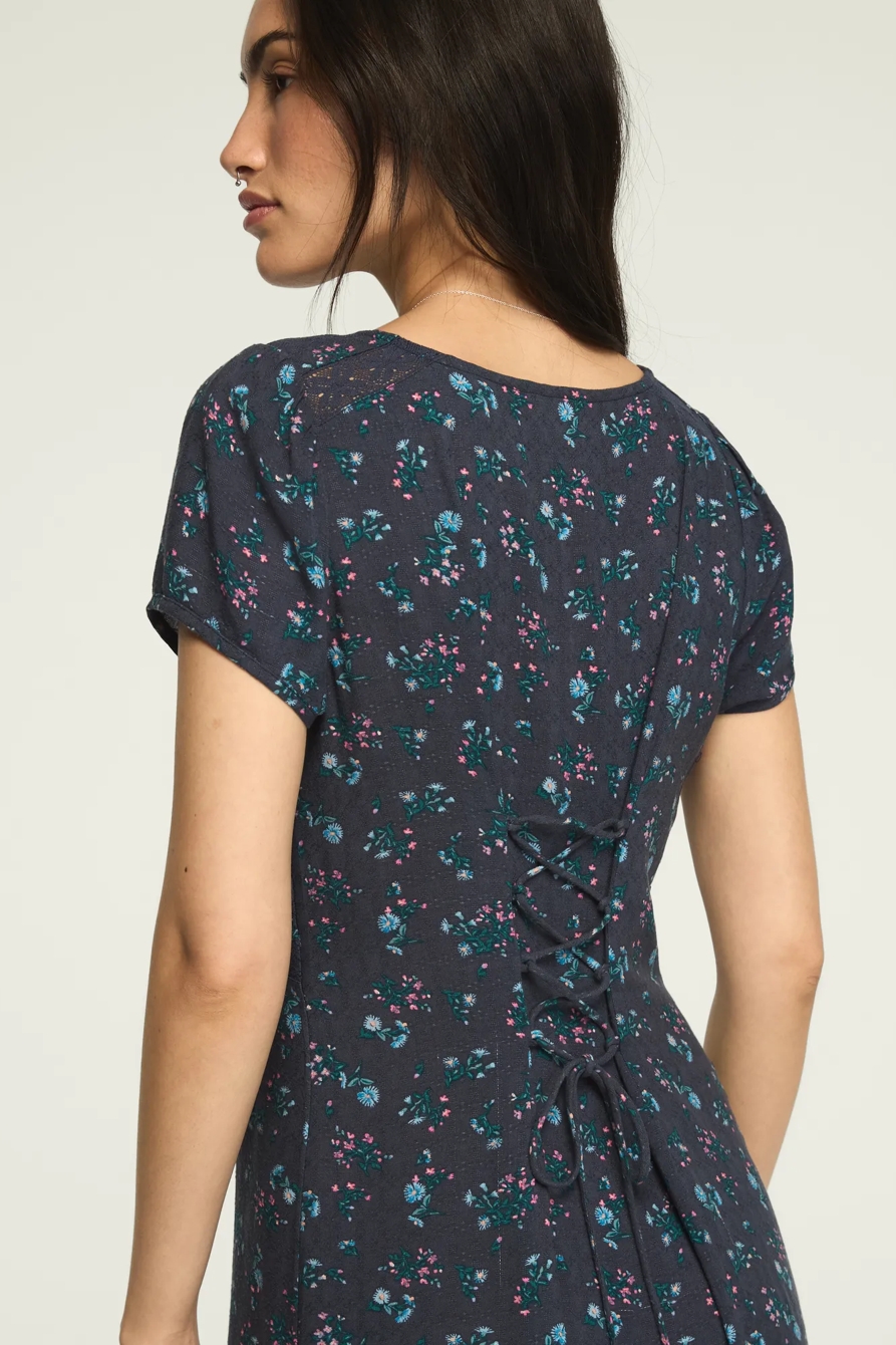 LACE TRIM SIMONE MIDI DRESS, image 4