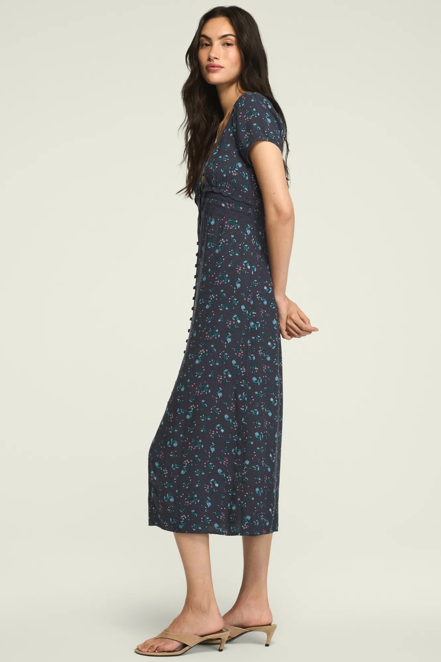 LACE TRIM SIMONE MIDI DRESS, image 5
