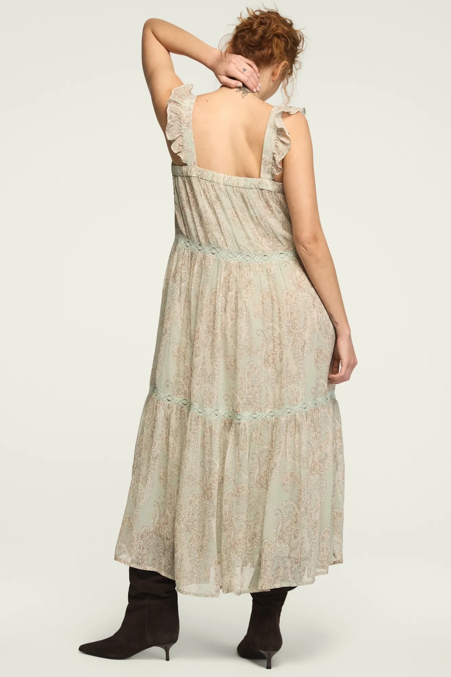 TIERED HENLEY MAXI DRESS, image 3