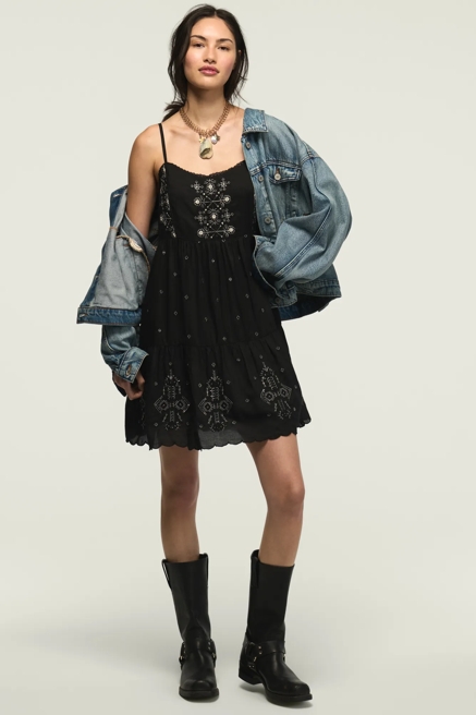 MARAKESH TIERED MINI DRESS, image 2