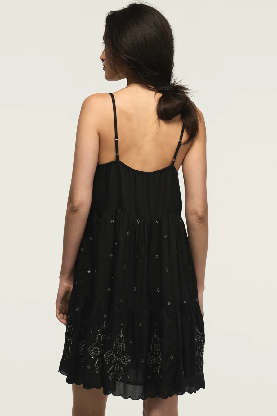 MARAKESH TIERED MINI DRESS, image 3