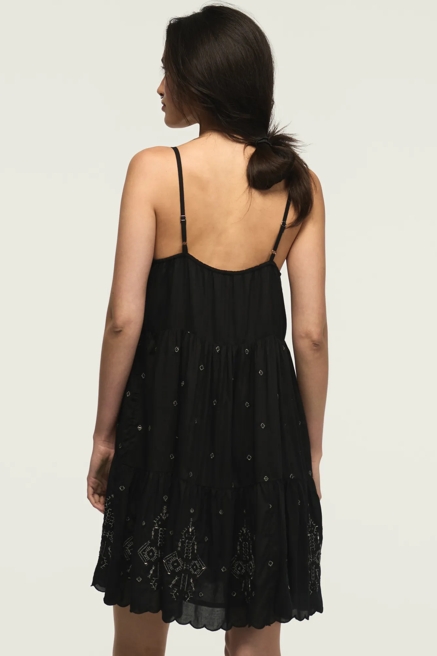 MARAKESH TIERED MINI DRESS, image 3
