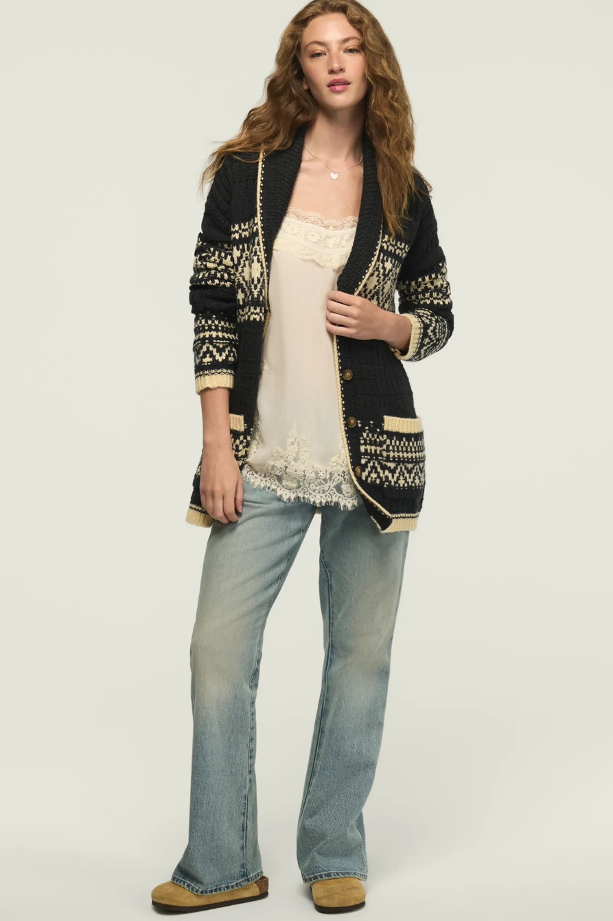 SHAWL COLLAR FAIR ISLE CARDIGAN, image 2