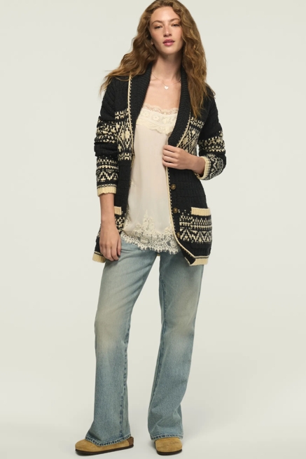 SHAWL COLLAR FAIR ISLE CARDIGAN, image 2