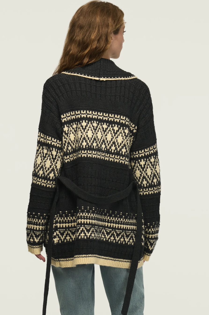 SHAWL COLLAR FAIR ISLE CARDIGAN, image 3