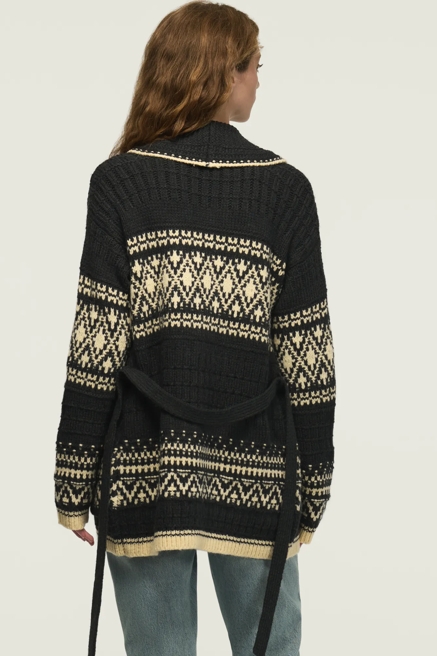 SHAWL COLLAR FAIR ISLE CARDIGAN, image 3