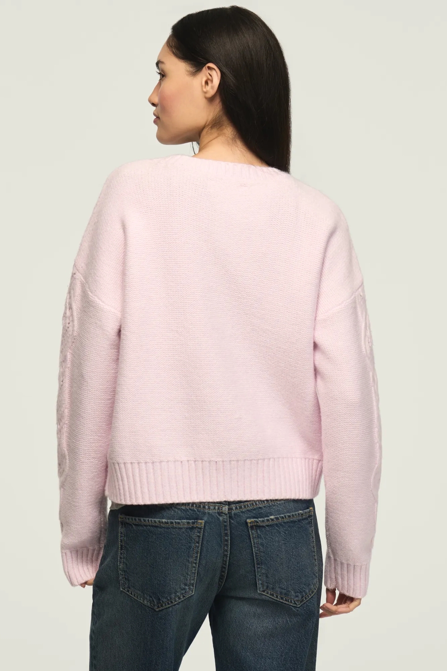 OPEN STITCH CABLE SWEATER, image 3