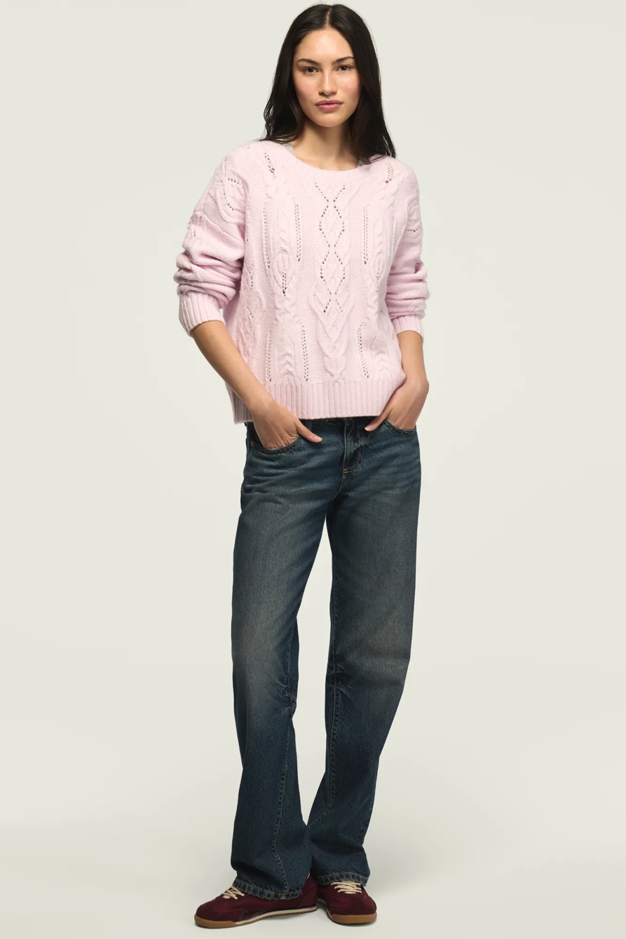 OPEN STITCH CABLE SWEATER, image 5
