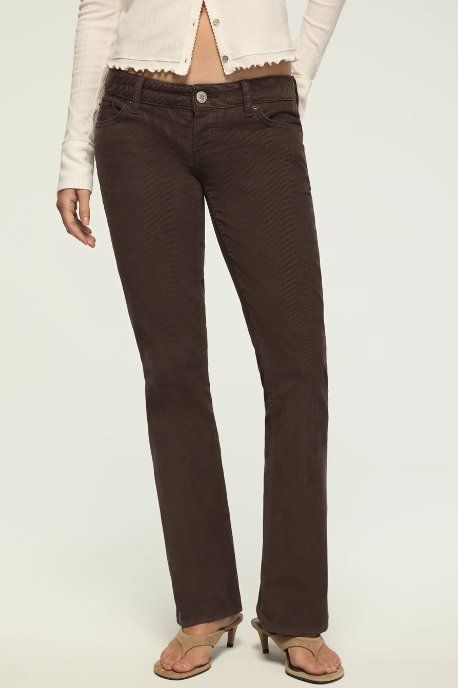 ULTRA LOW RISE CORDUROY LIL MAGGIE FLARE, image 2
