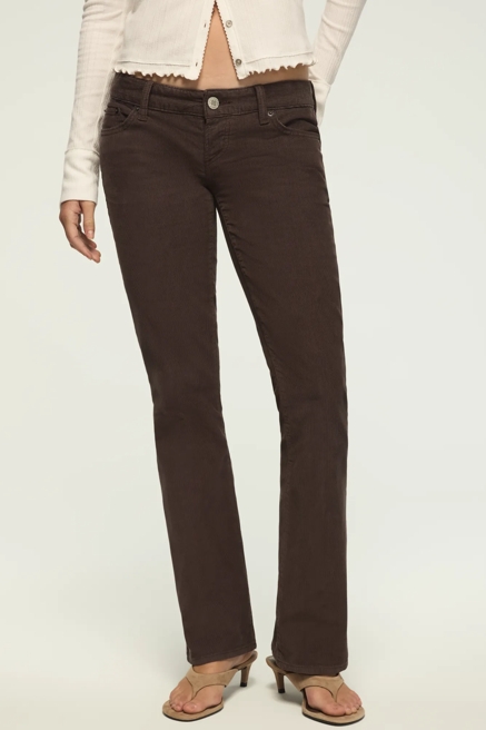 ULTRA LOW RISE CORDUROY LIL MAGGIE FLARE, image 2