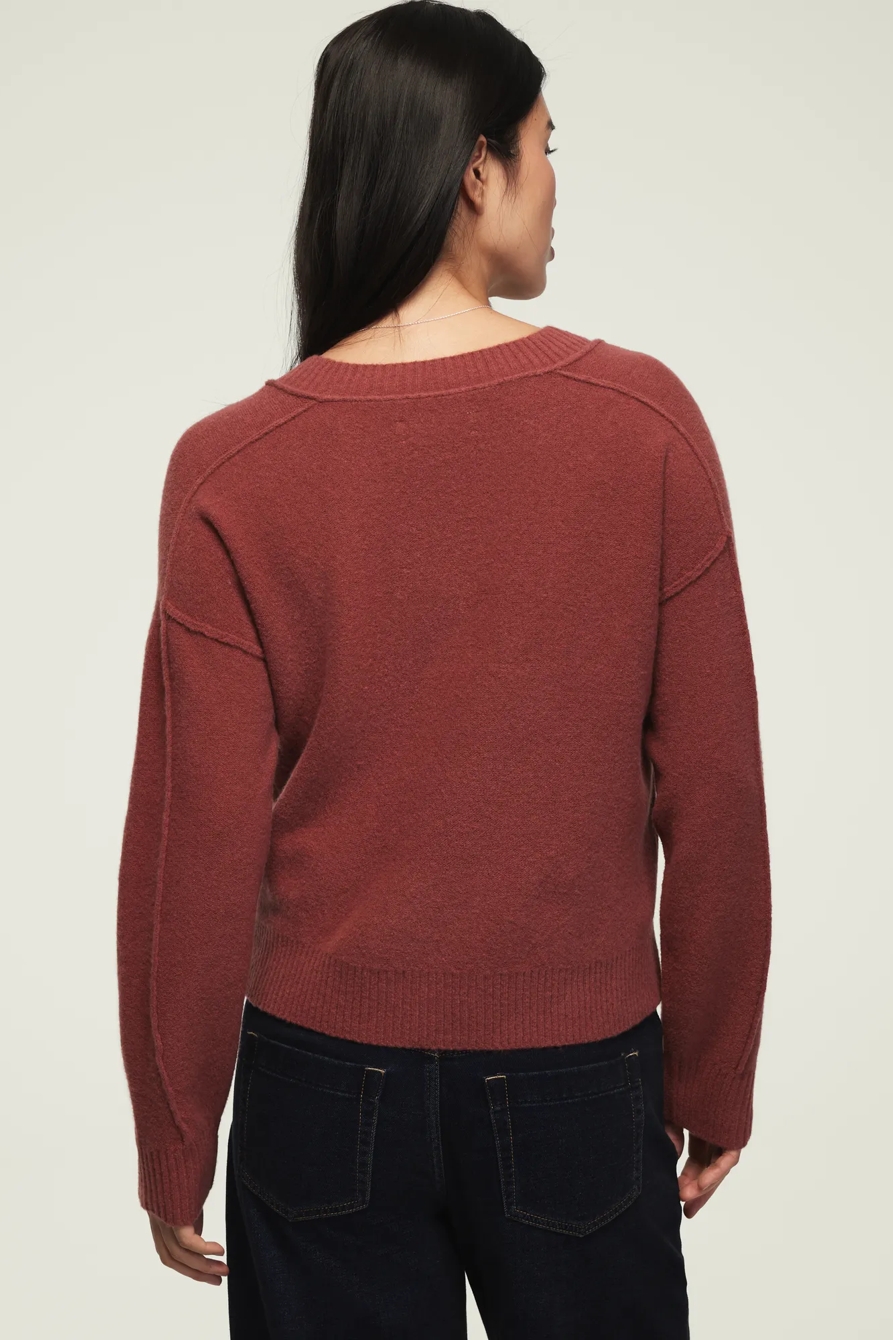 CLOUD SOFT V NECK SWEATER, image 3