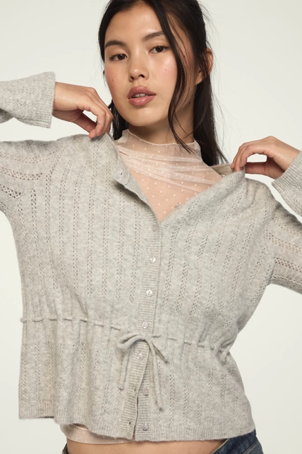 CLOUD SOFT BABYDOLL CARDIGAN, image 1