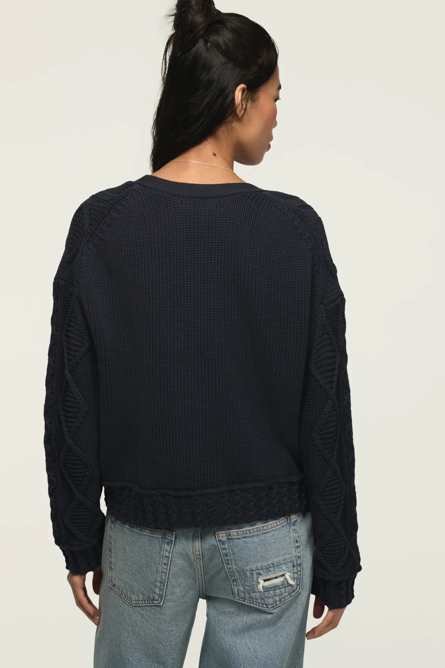 BOXY CABLE CARDIGAN, image 3
