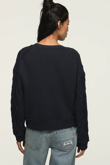 BOXY CABLE CARDIGAN, image 3