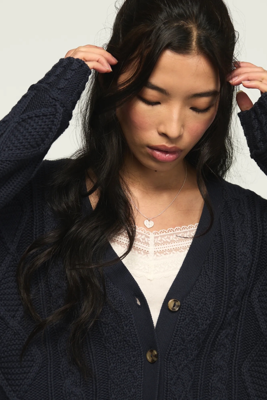 BOXY CABLE CARDIGAN, image 5