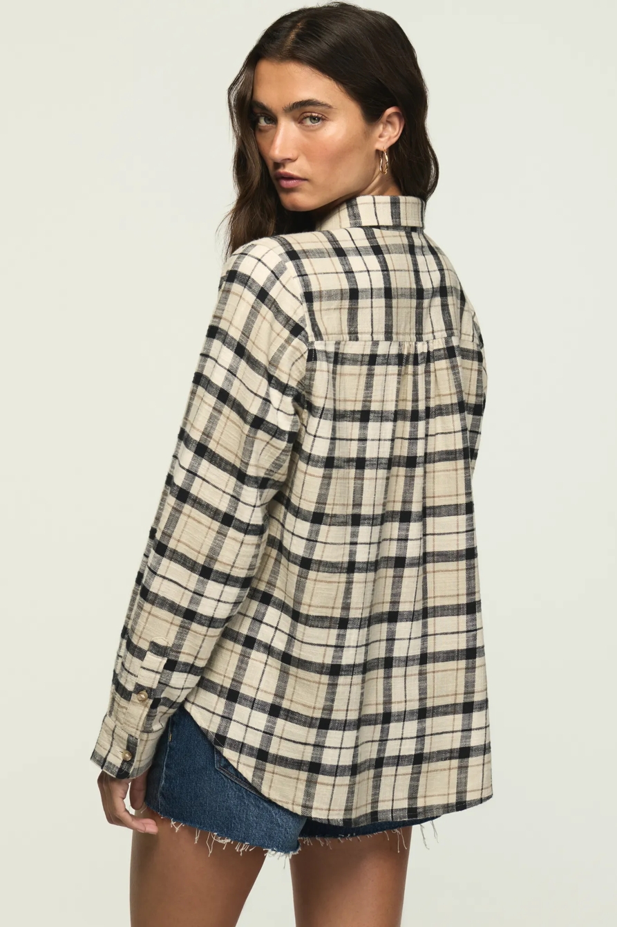 PLAID BUTTON DOWN SHIRT, image 3