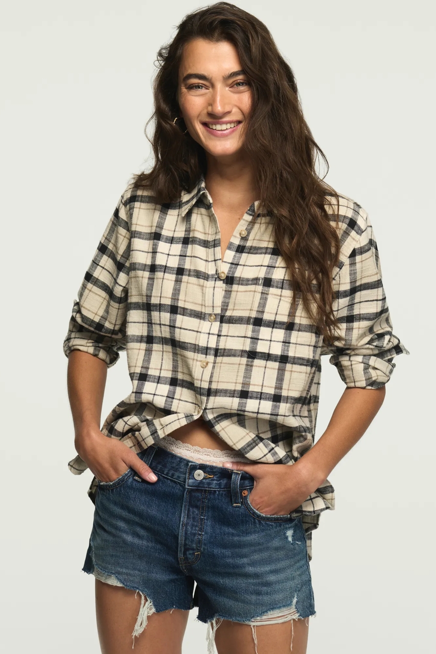 PLAID BUTTON DOWN SHIRT, image 5