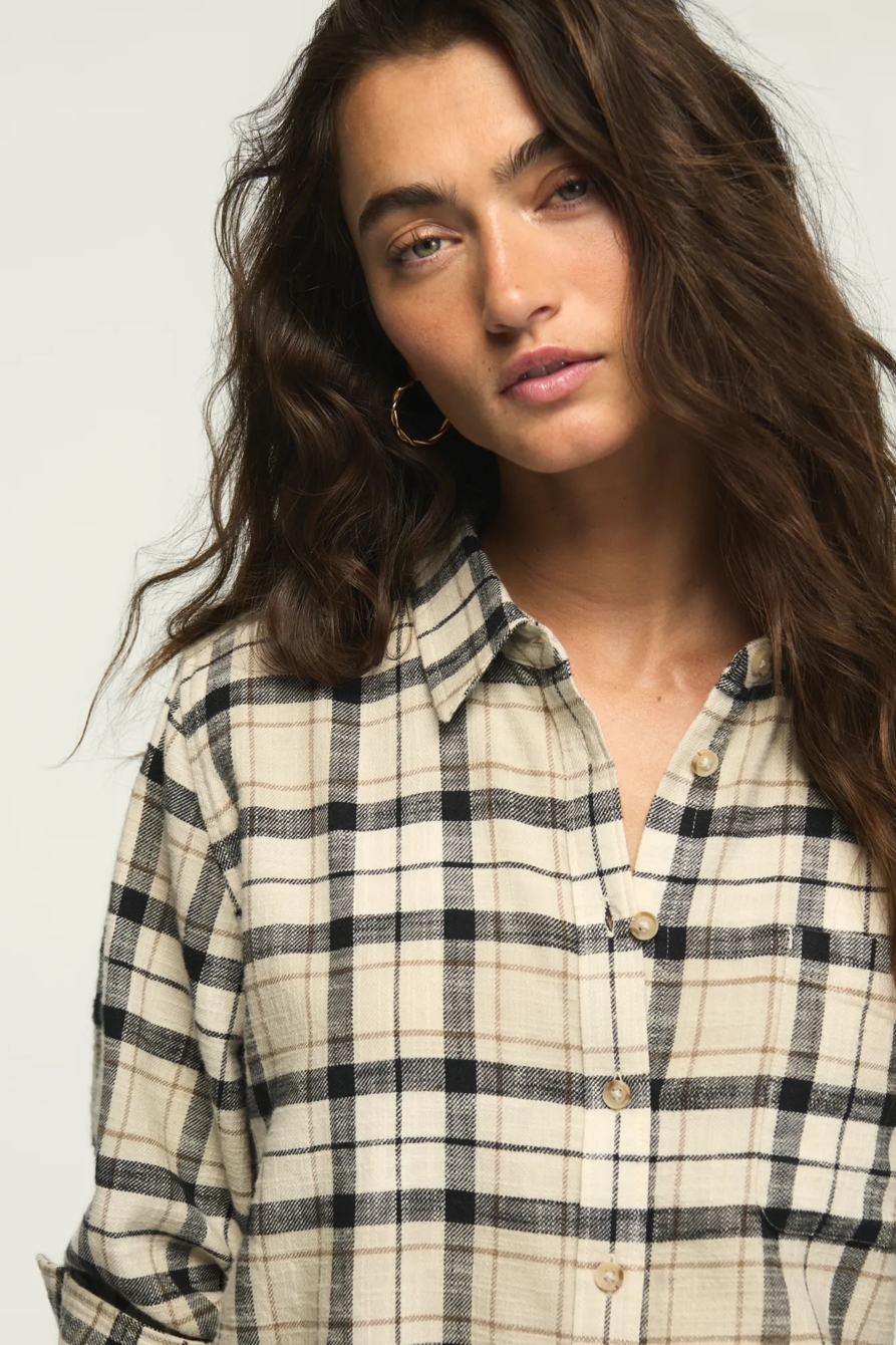 PLAID BUTTON DOWN SHIRT, image 6