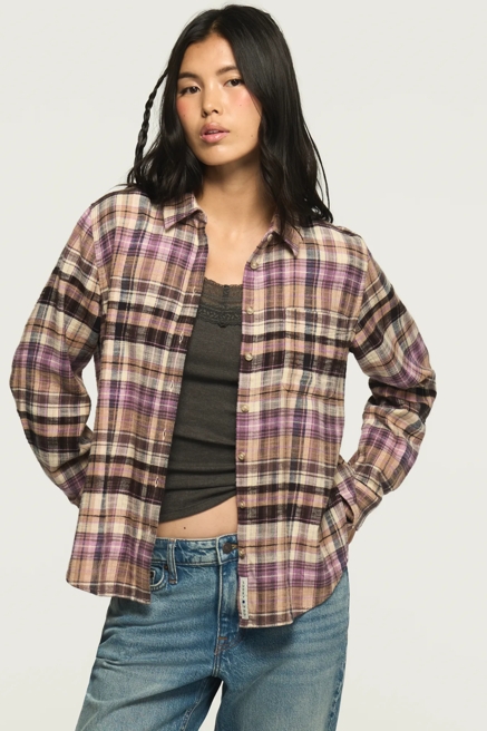PLAID BUTTON DOWN SHIRT, image 1