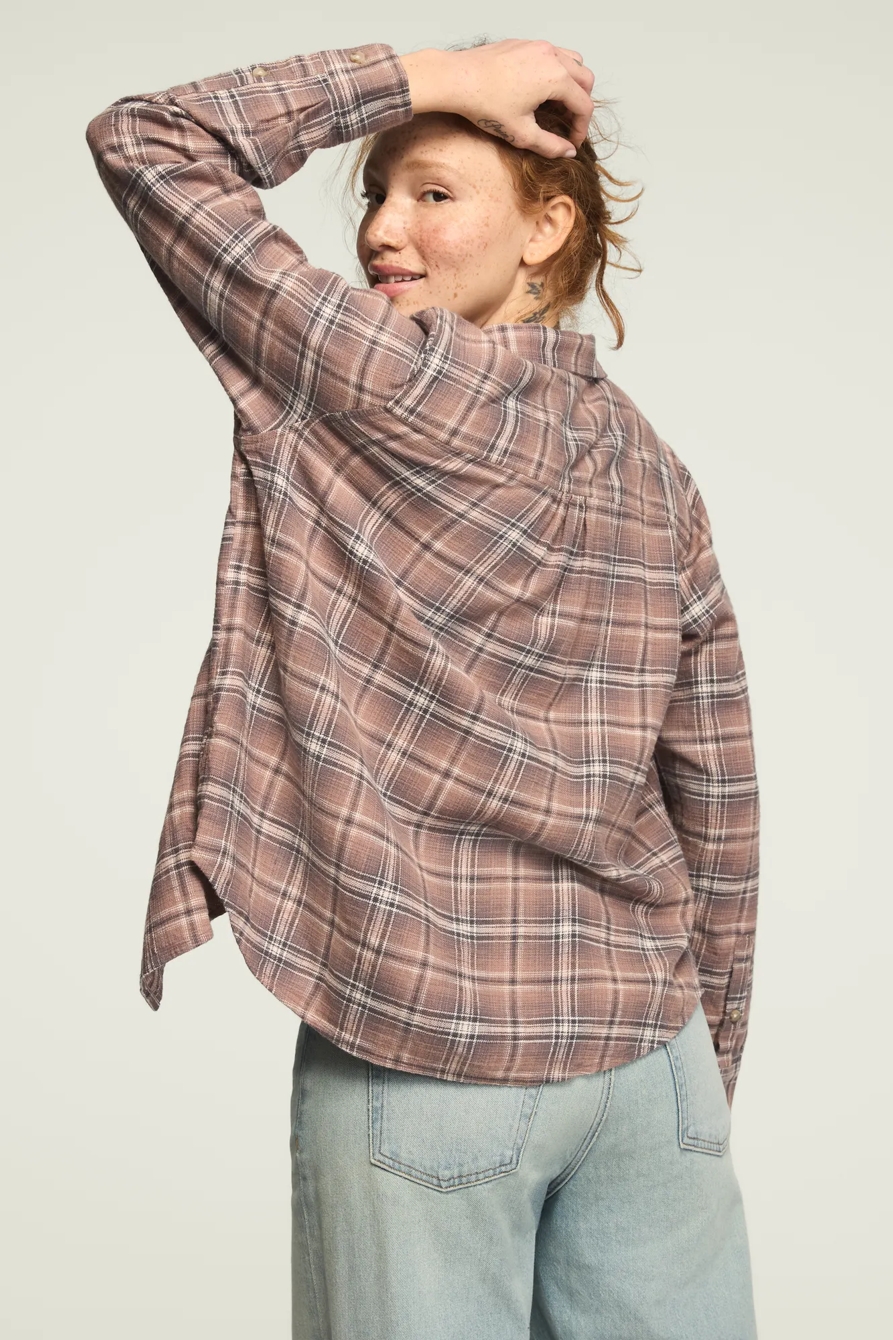 PLAID BUTTON DOWN SHIRT, image 3