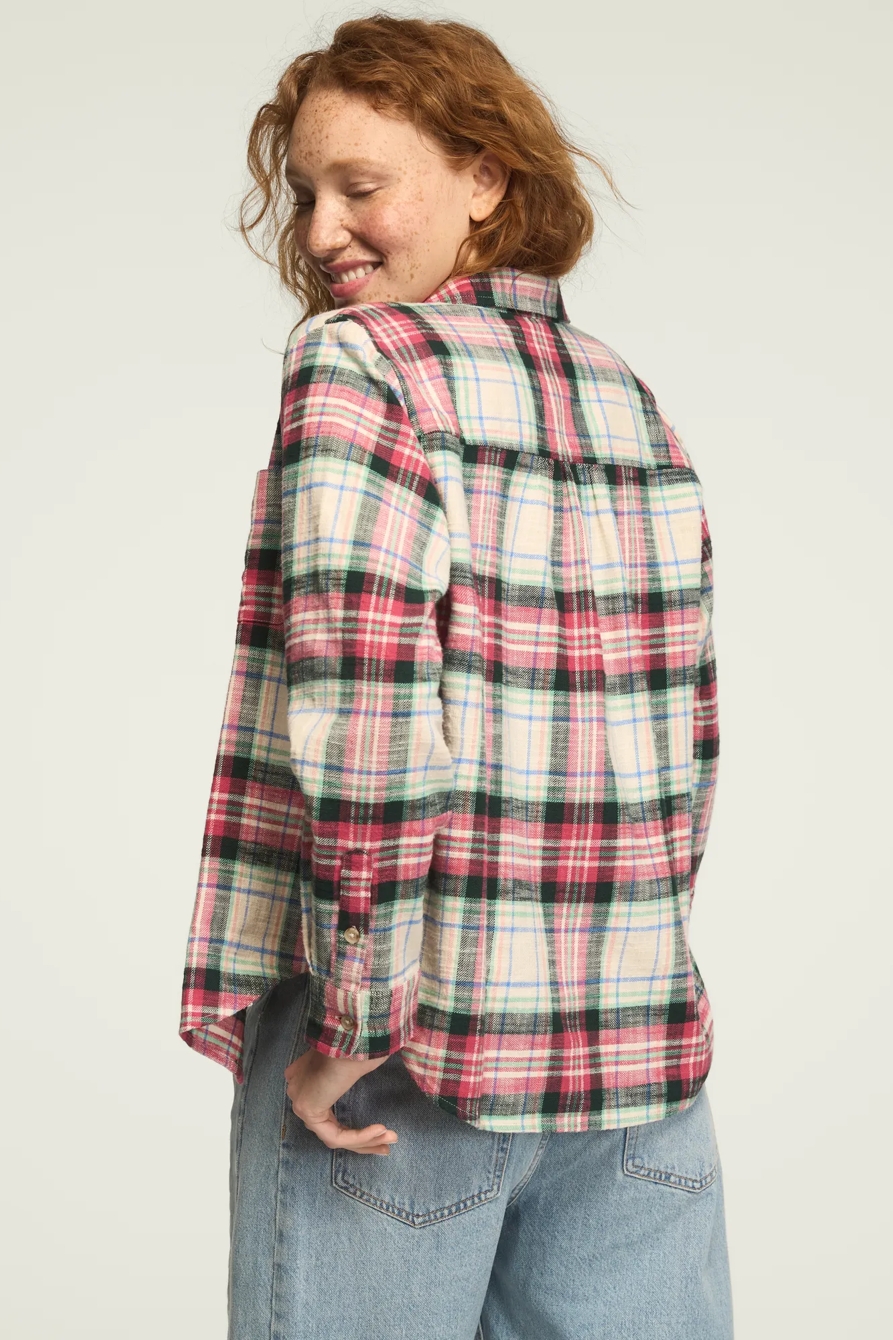 PLAID BUTTON DOWN SHIRT, image 3